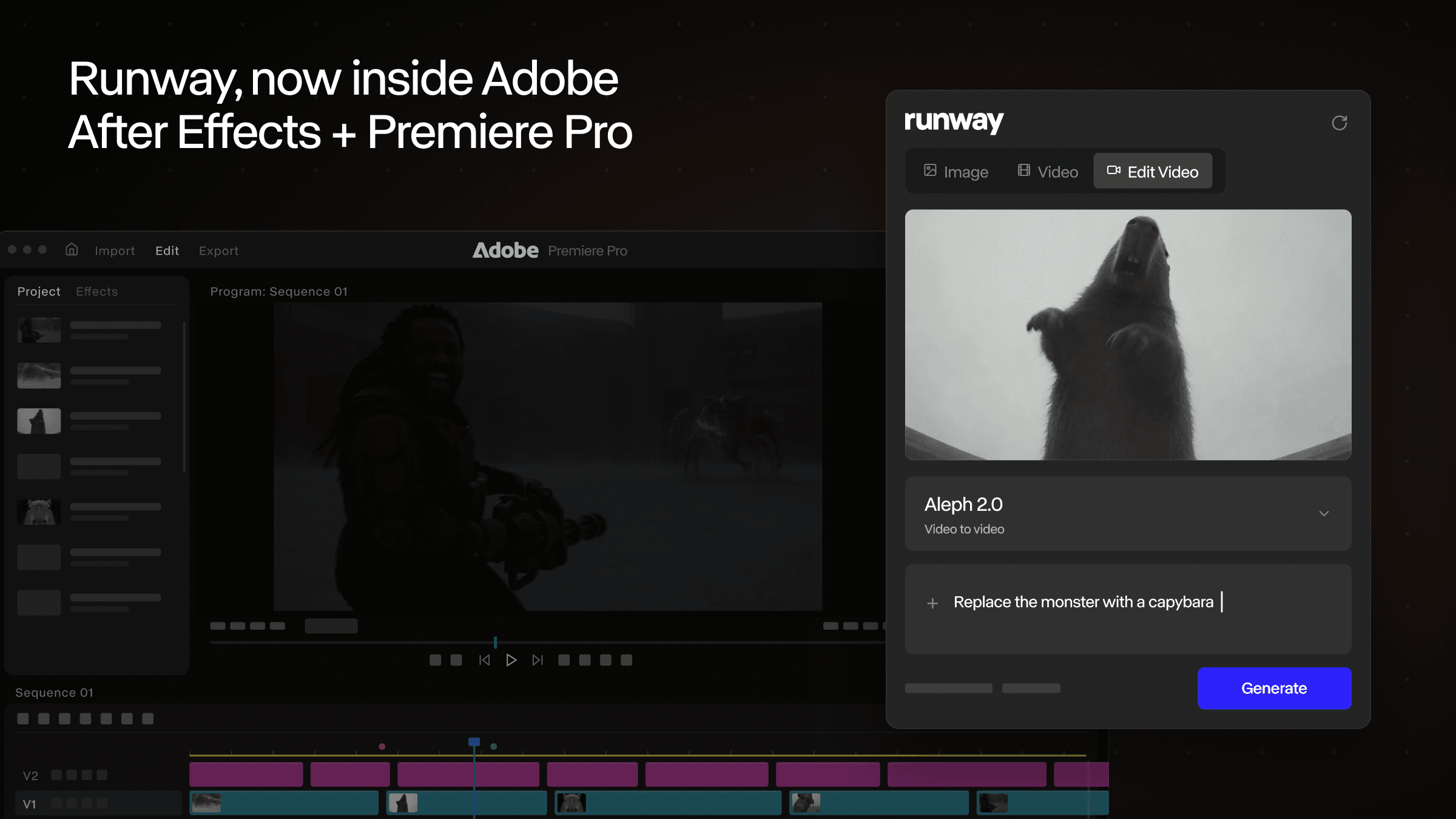 Introducing Runway for Premiere Pro & After Effects