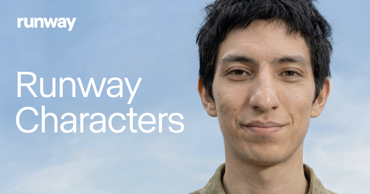 Runway Characters official homepage preview
